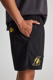 Nba Street Short, LCN NBA BLACK/LA LAKERS SIDE SCRIPT - alternate image 4