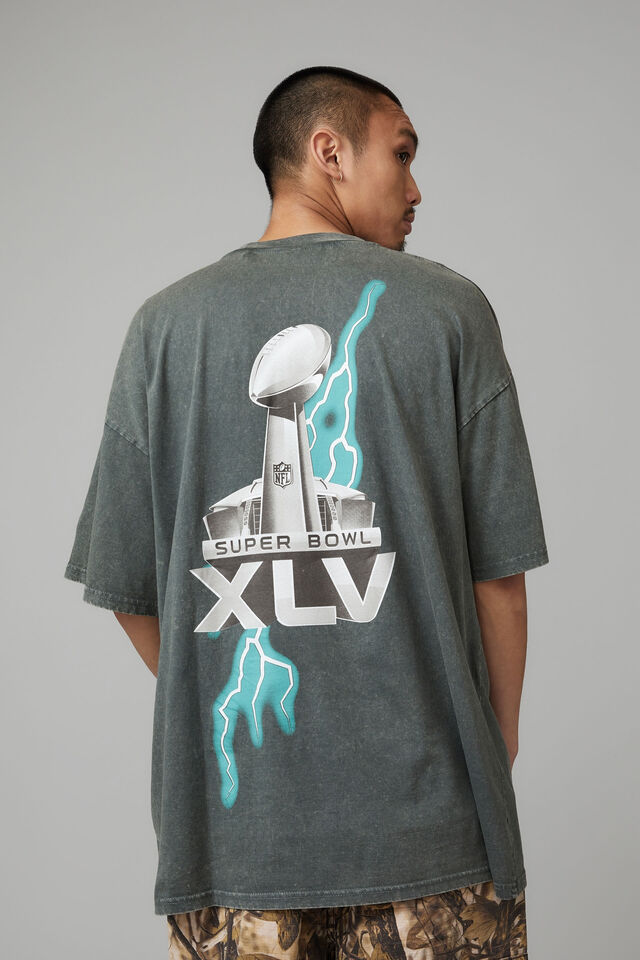 Oversized Nfl Superbowl T Shirt, LCN NFL FOREST PINE/SUPERBOWL XLV