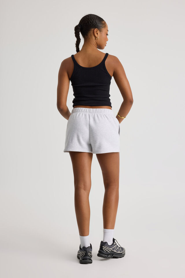Street Fleece Short, SILVER MARLE