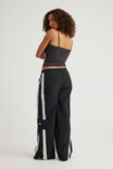 Open Gallery Baggy Nylon Track Pant, OG BLACK/WHITE - example image 3