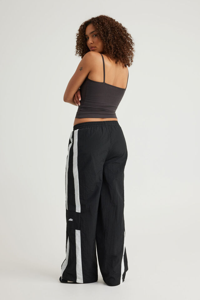Open Gallery Baggy Nylon Track Pant, OG BLACK/WHITE