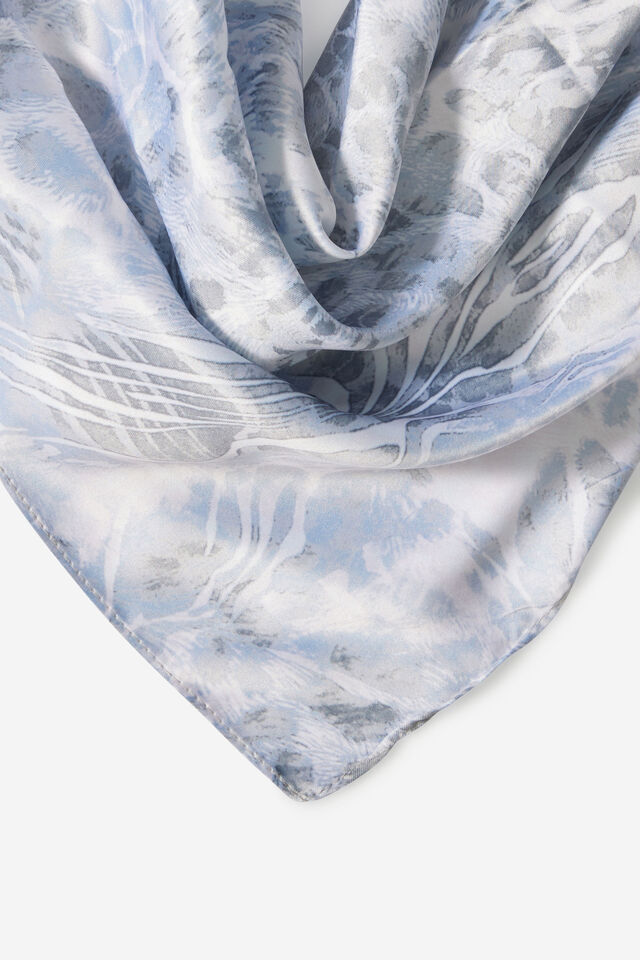 Animal Print Headscarf, ICE ABSTRACT ANIMAL