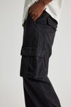 Half Half Straight Cargo Pant, BLACK - alternate image 4