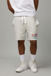 Nfl Textured Knit Track Short, LCN NFL GREY MARLE/DOLPHINS - alternate image 2