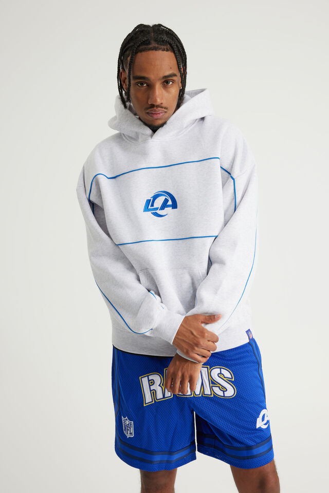 Nfl Hoodie, LCN NFL SILVER MARLE/LA RAMS