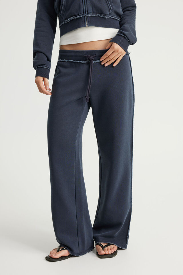 Straight Leg Track Pant, NTN WASHED SEAL