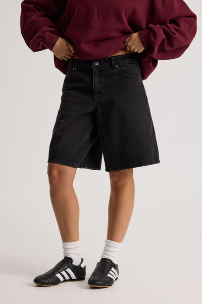 Billy Baggy Jort, WASHED BLACK
