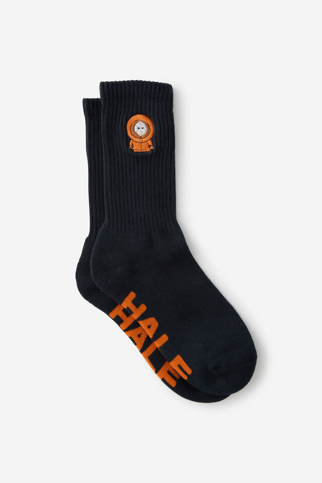 Unisex Rib Sock - Lcn, LCN SOUTH PARK X HALF HALF KENNY BLUE