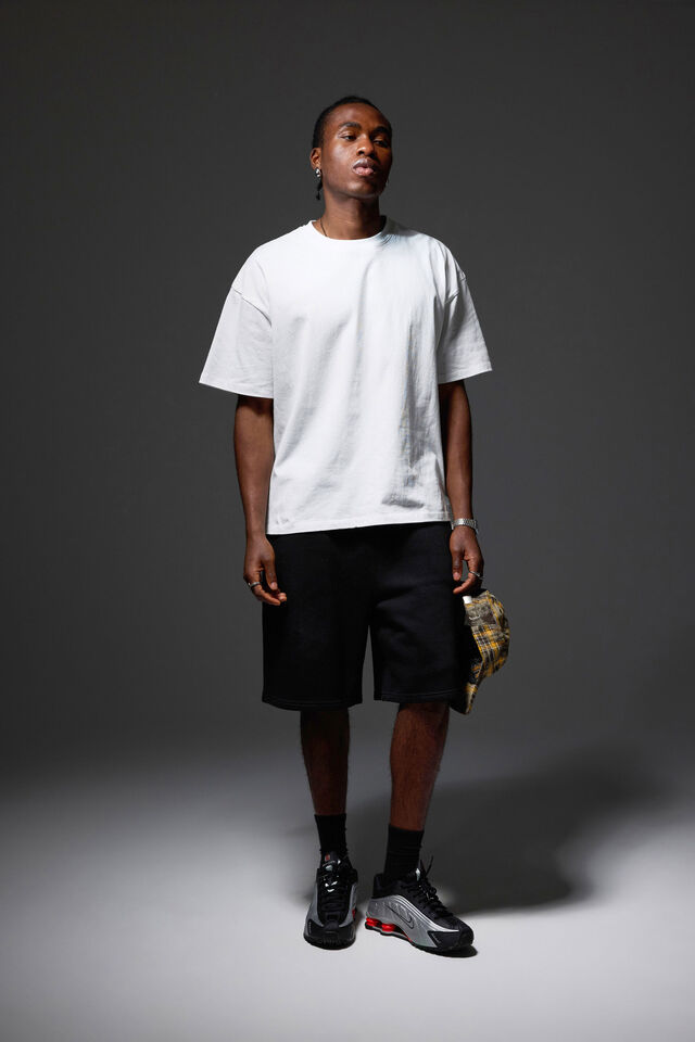 Authentics Regular Track Short, BLACK