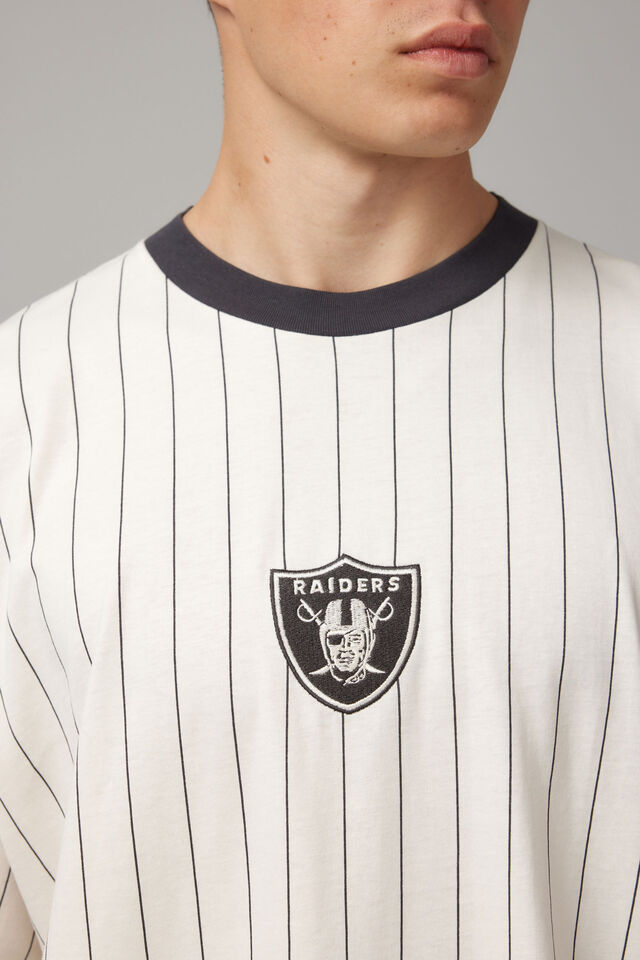 Oversized Nfl T Shirt, LCN NFL PINSTRIPE/RAIDERS