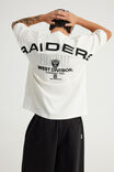Box Fit Nfl Tshirt, LCN NFL CLOUD/RAIDERS CURVE SUPERSCRIPT - example image 3