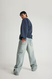Notion Baggy Jean, GRITTY BLEACH/CLOUD EMBROIDERY - alternate image 4