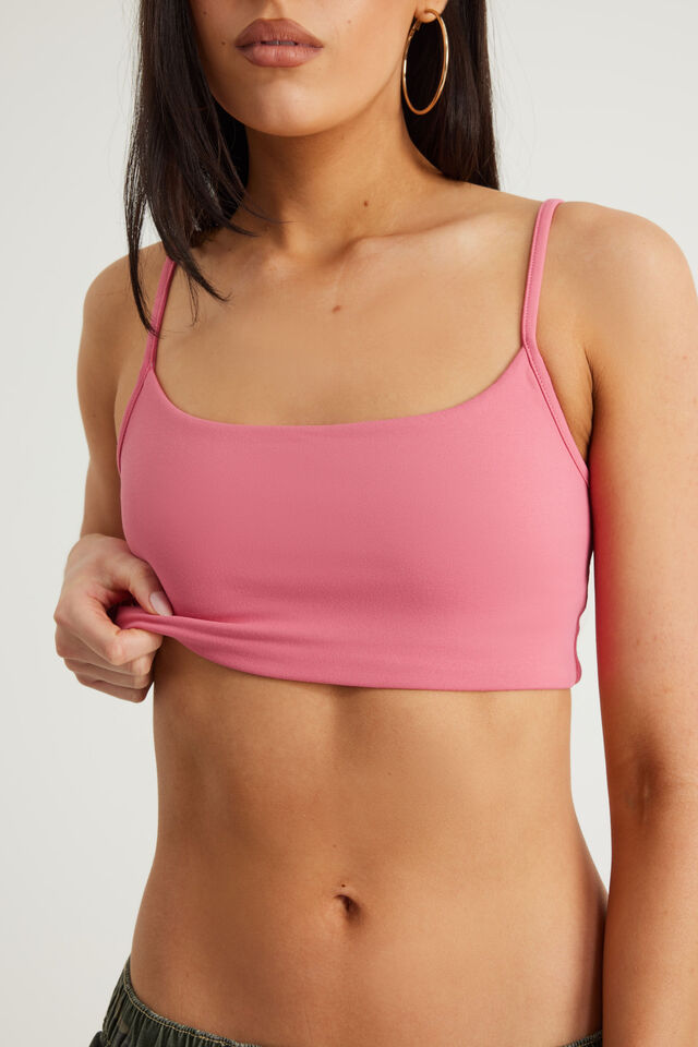 Snatched Crop Cami, HYPER PINK
