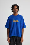 Boxy Cropped Graphic Tshirt, HH CORPORATE BLUE/EAST SIDE - alternate image 2