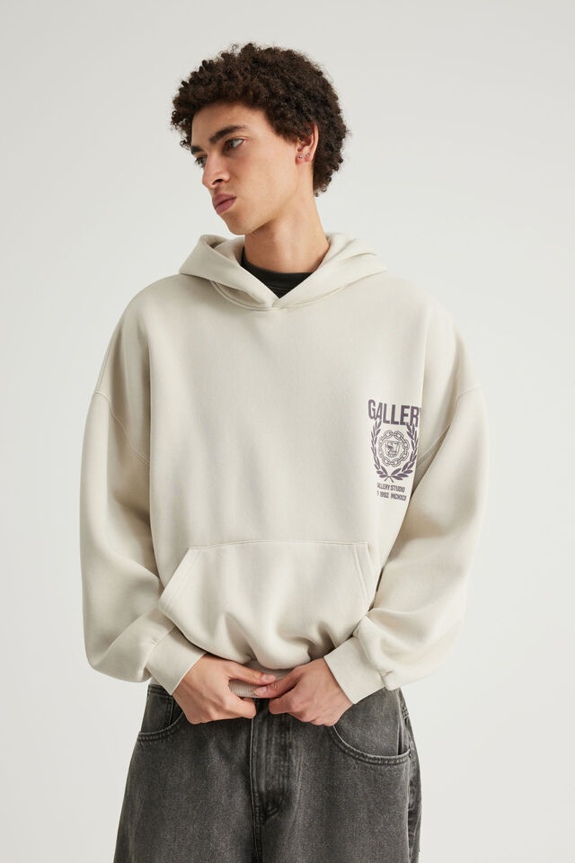 Open Gallery Hoodie, OG WASHED PEBBLE / GALLERY STUDIO