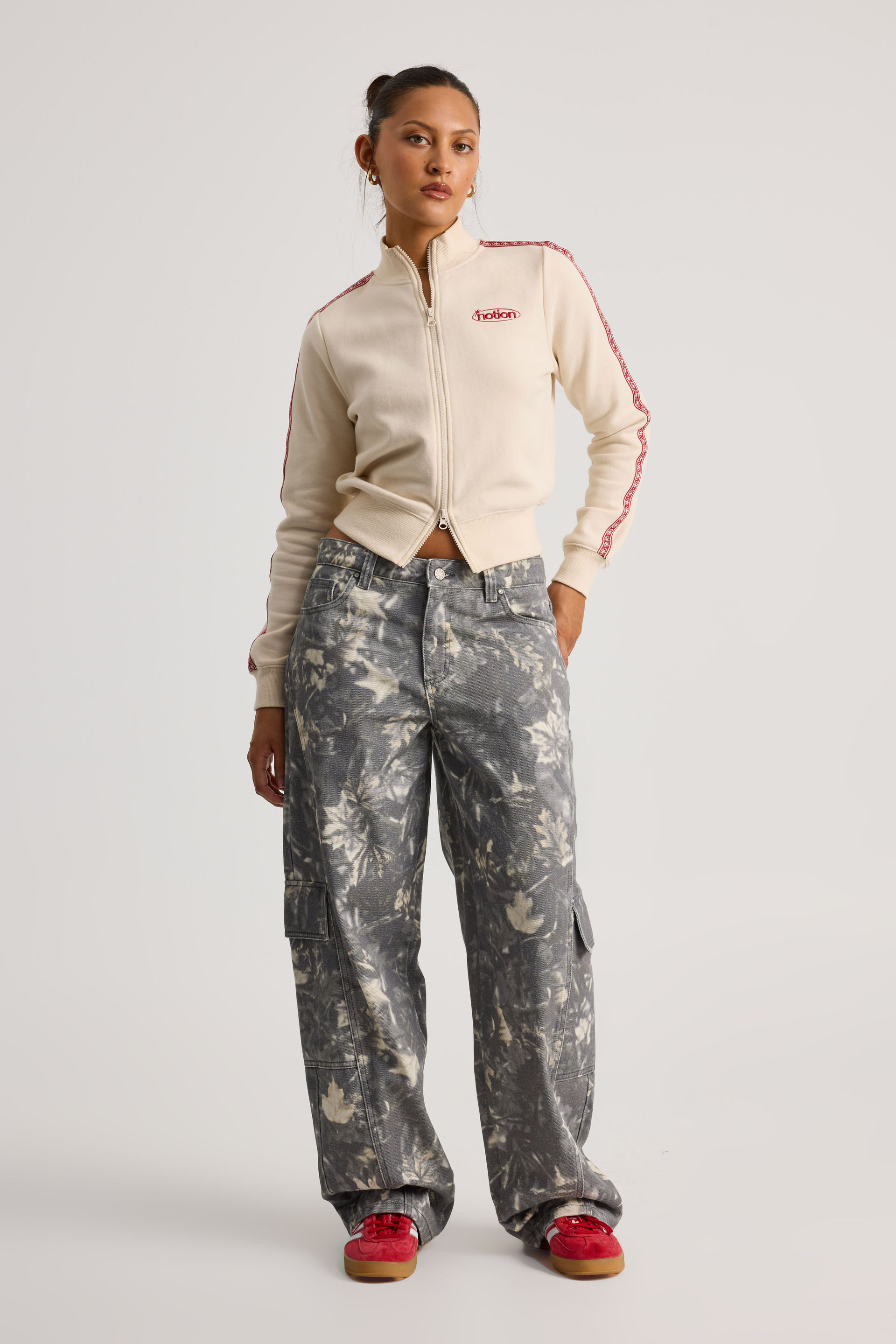 Mid Rise Cargo Jean