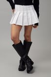Pleated Skirt, WHITE