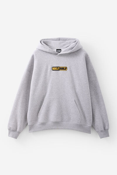 Half Half Hoodie, HH STEEL MARLE/NUTS ABOUT YOU