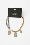 Mixed Metals Necklace, GOLD AND SILVER - example image 2
