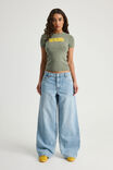 Mid Rise Baggy Jean, MADRID BLUE - alternate image 2