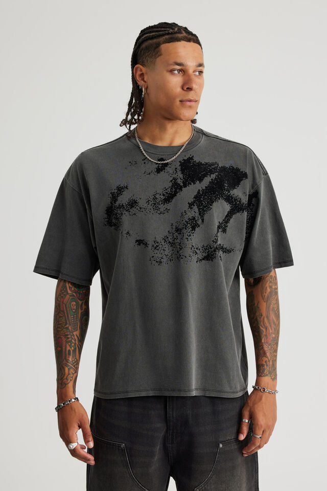 Notion Vintage Graphic Tshirt, NTN WASHED BLACK/FADED