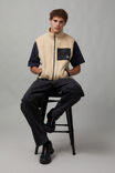 Half Half Sherpa Vest, SAND - alternate image 6