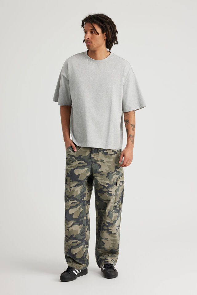 Notion Baggy Cargo Pant, WASHED CAMO