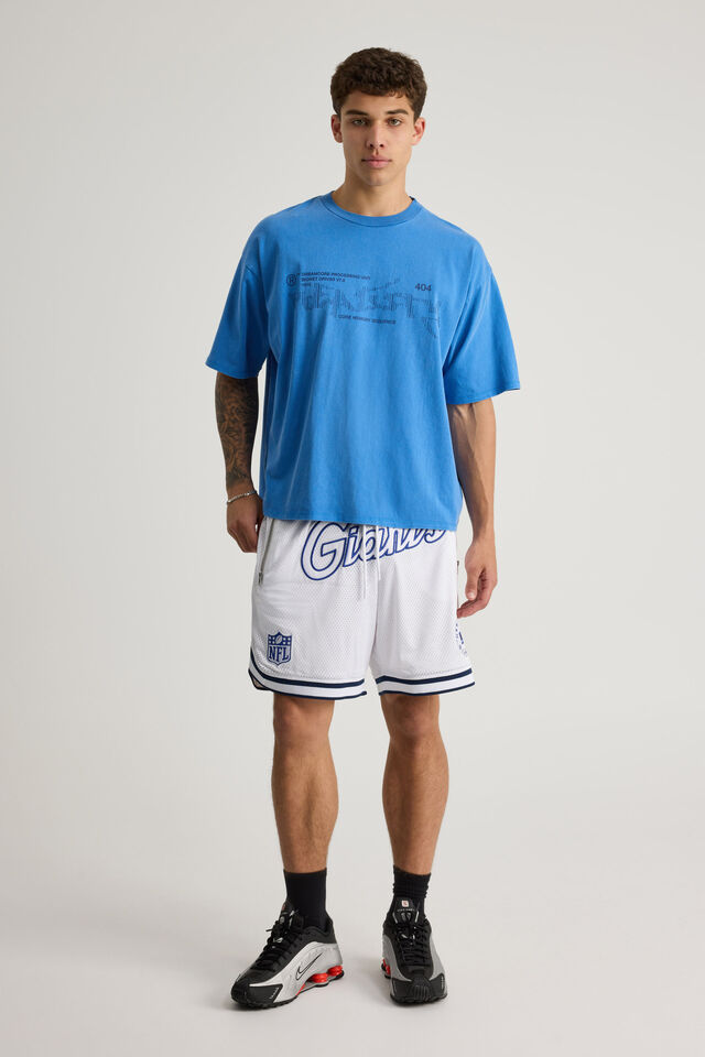 Nfl Basketball Short, LCN NFL WHITE/GIANTS