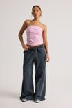 Leni Longline Gathered Bandeau, PINK LADY - alternate image 2