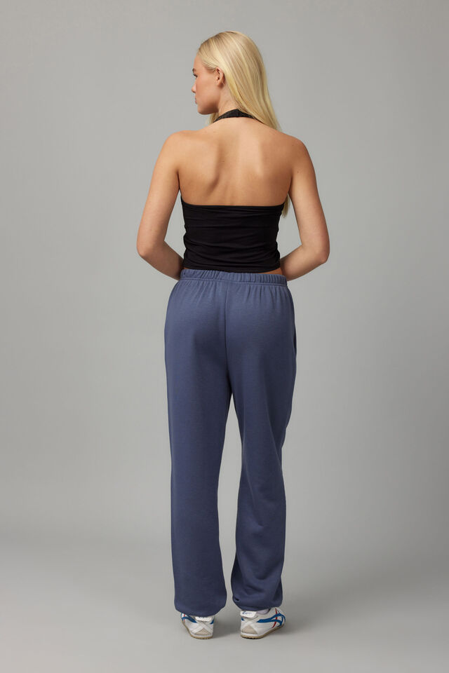 Super Slouchy Trackpant, WORN BLUE