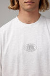 Heavy Weight Box Fit Graphic Tshirt, UC SILVER MARLE/NY BADGE - alternate image 4