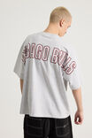 Box Fit Nba T Shirt, LCN NBA SILVER MARLE/CHICAGO BULLS SUPERSCRIP - alternate image 3
