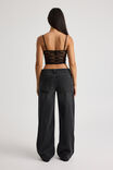 Low Rise Relaxed Jean, MIDNIGHT BLACK - alternate image 3