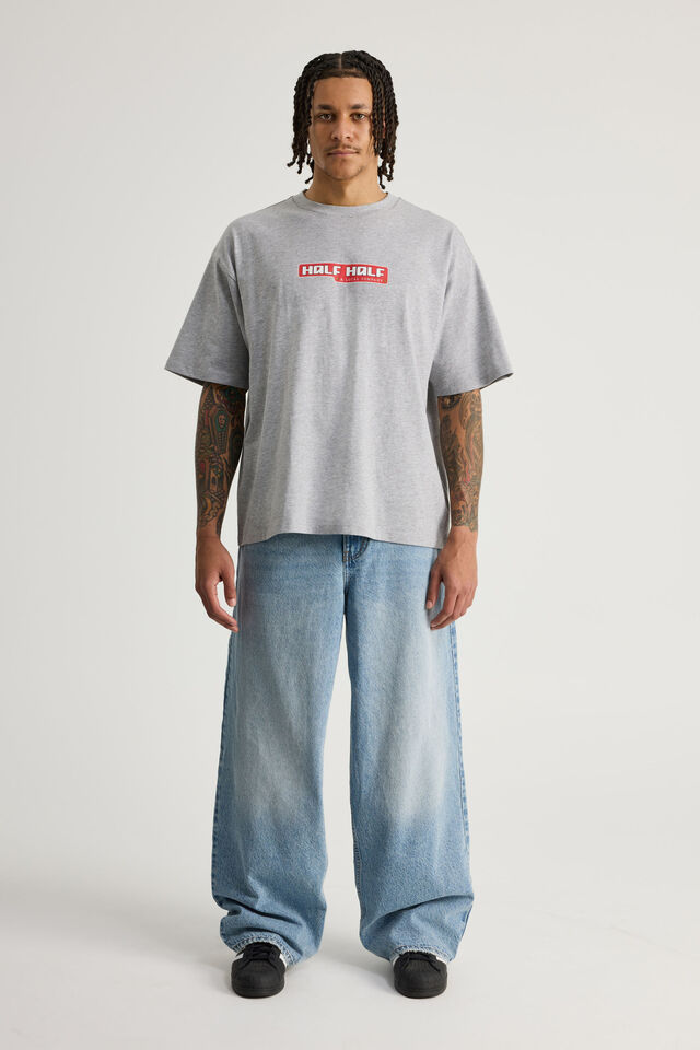 Half Half El Grande Baggy Jean, TORQUAY BLUE