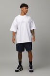 Heavy Weight Box Fit Graphic Tshirt, WHITE/LOS ANGELES SCRIPT - alternate image 4