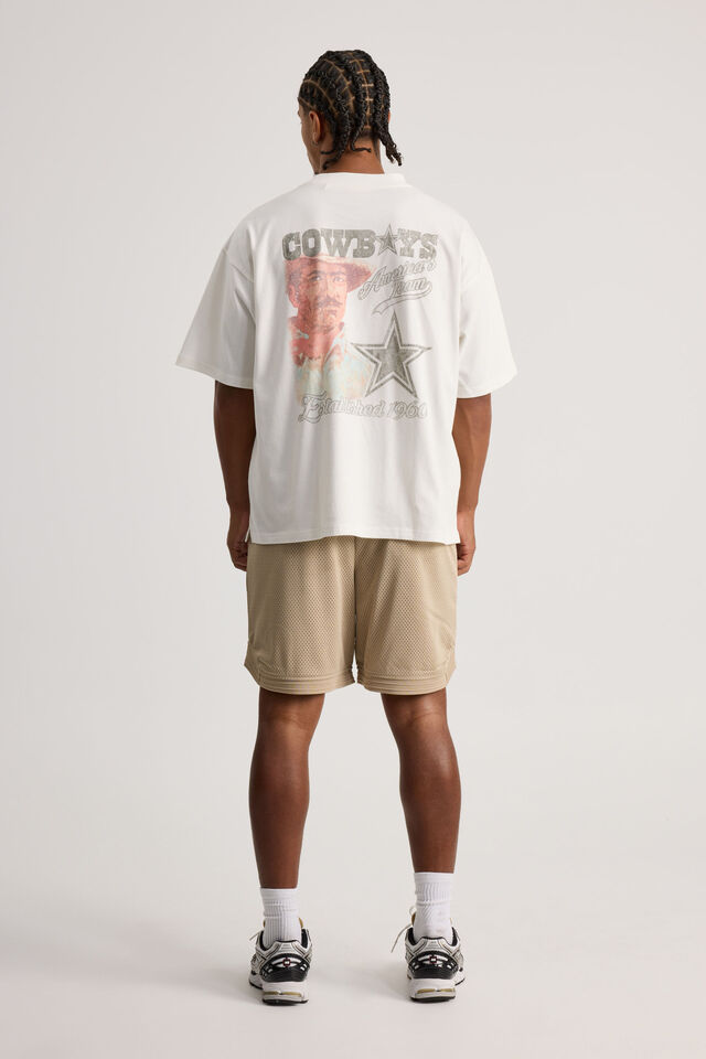 Dallas Cowboys Basketball Short, LCN DAL SANDSTONE/COWBOYS STEALTH