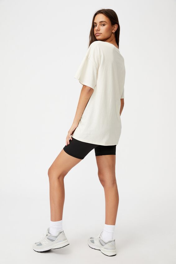 Super Relaxed Graphic Tee, IVORY/CONTROL