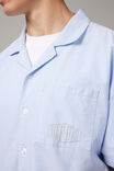 Boxy Cropped Short Sleeve Shirt, CAROLINA BLUE OXFORD - alternate image 6