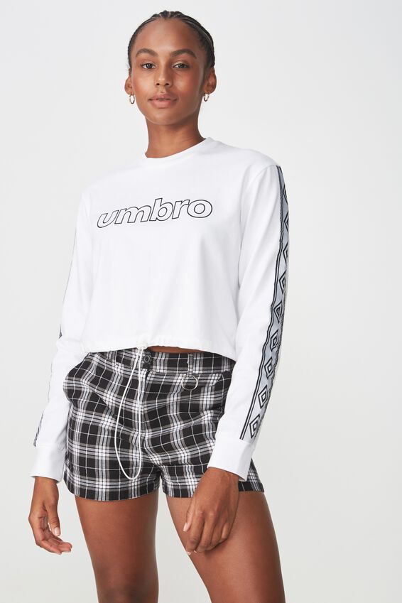 Umbro Lcn Toggle Front Top, WHITE