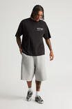 Half Half Heavyweight Box Fit Graphic Tshirt, HH BLACK/TAGLINE - example image 2