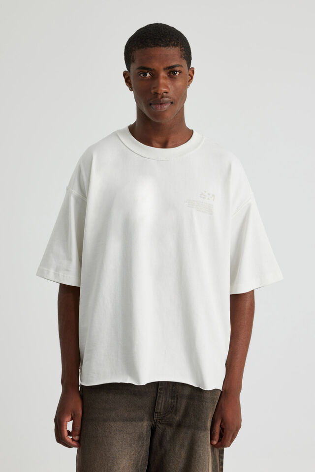 Notion Boxy Cropped Heavyweight Tshirt, NTN CLOUD/NOTION ESCAPISM