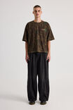 Notion Boxy Cropped Heavyweight Tshirt, NTN DARK CAMO/NOTION - alternate image 2