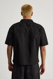 Half Half Boxy Cropped Short Sleeve Shirt, HH BLACK STEALTH - alternate image 3