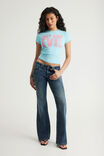 Fitted Graphic Tee, LAGUNA BLUE/HOT & EVIL - example image 2