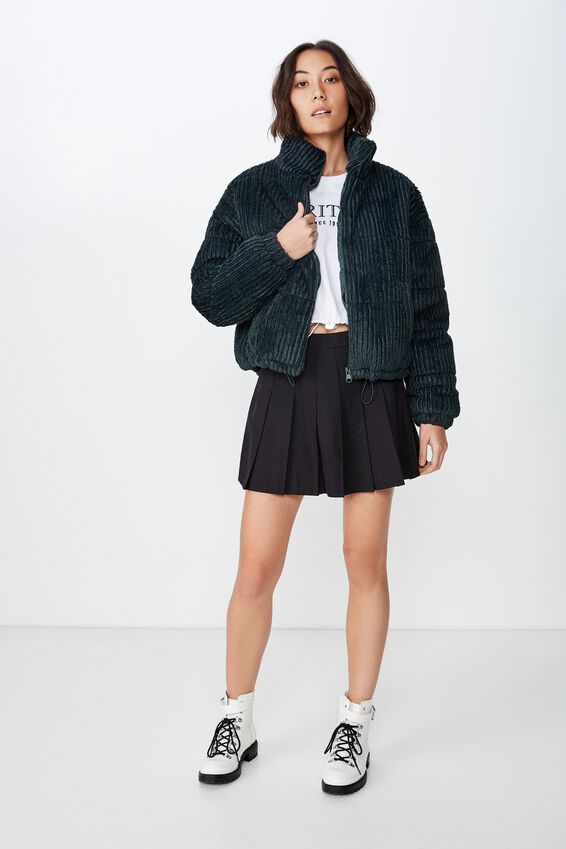 Plush Puffer, EMERALD