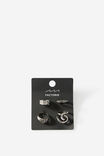 Notion Assorted Ring Pack, SILVER ASSORTED W SIGNET CLOCK - example image 1