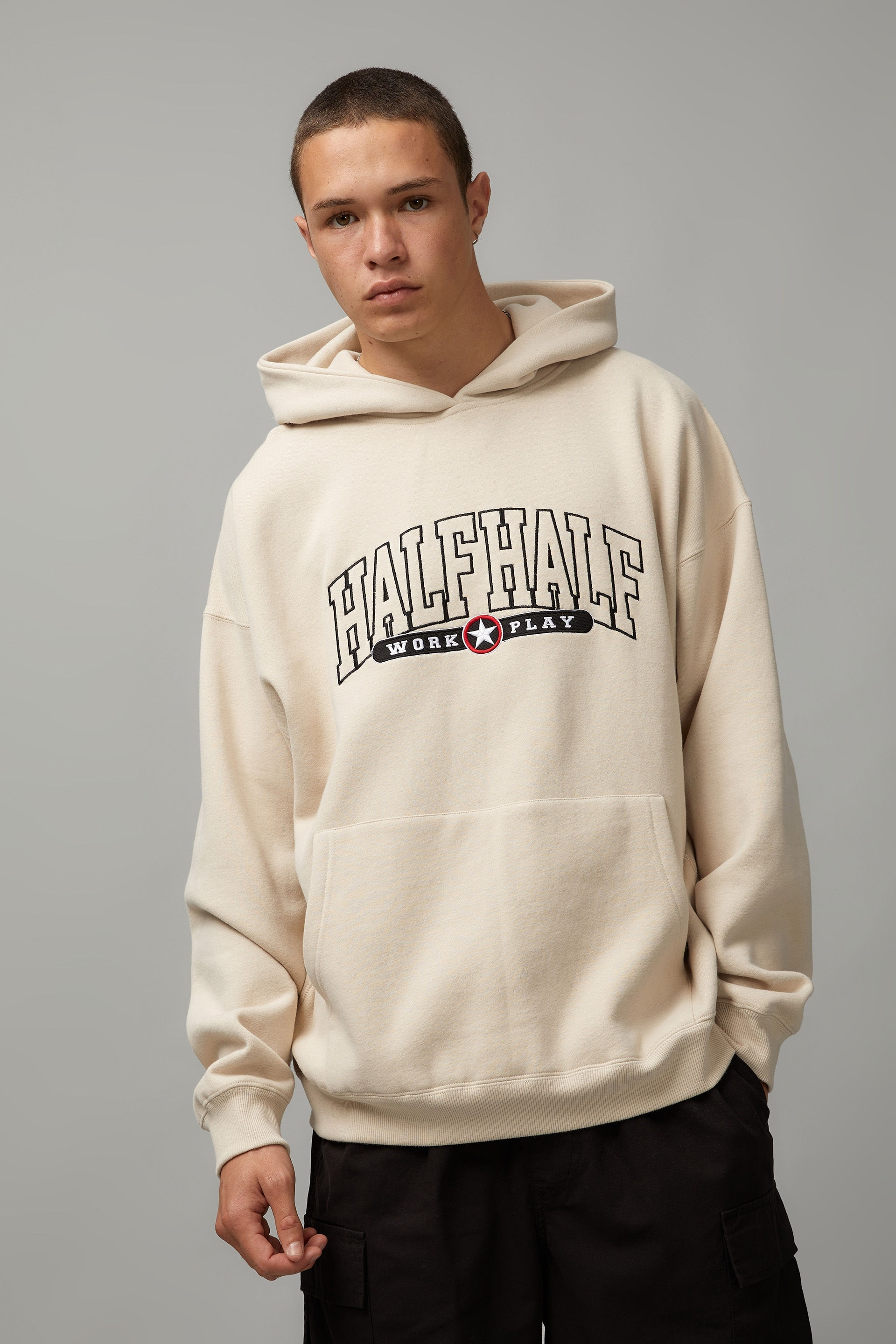 Thrasher half and sales half hoodie