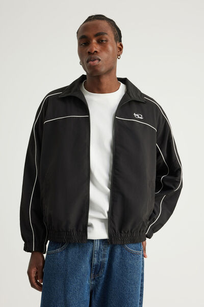 Half Half Shell Jacket, BLACK