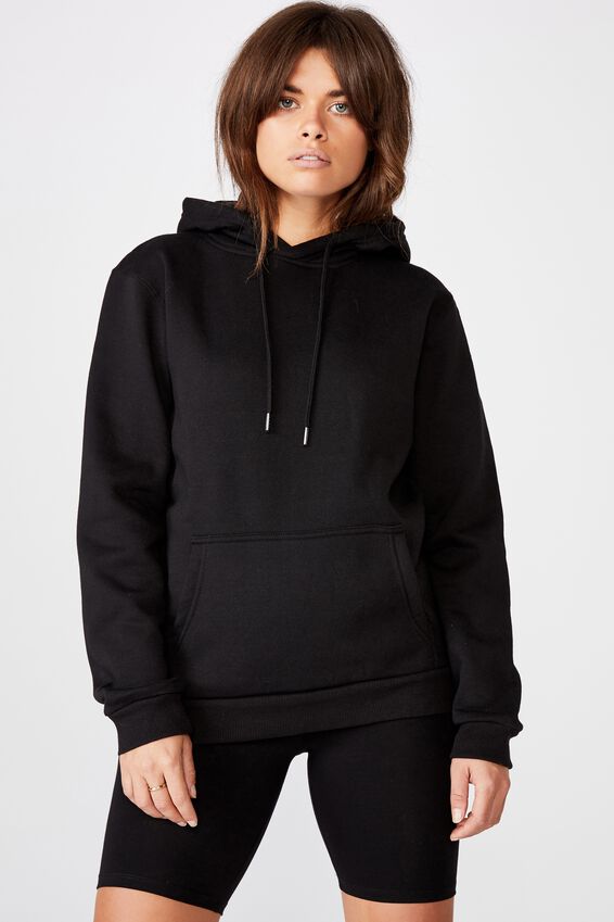 Basic Hoodie, BLACK
