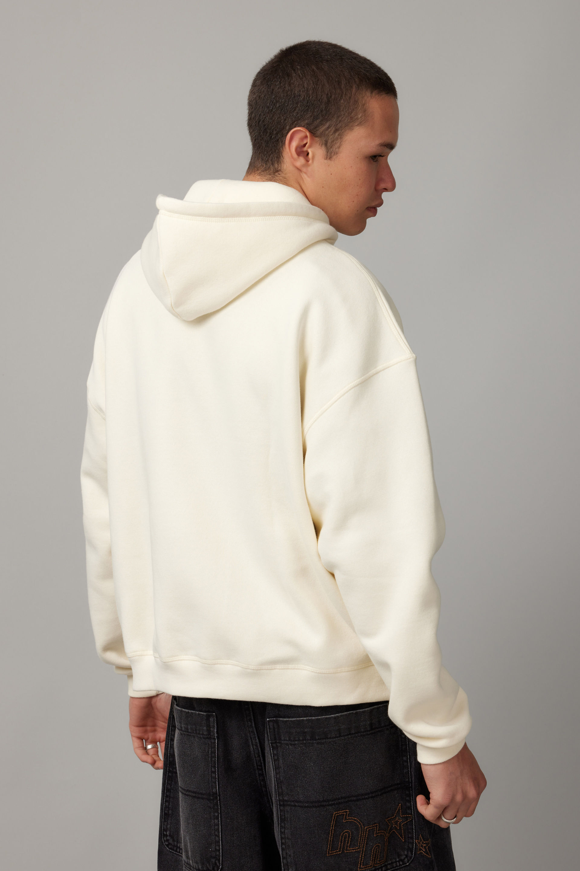 Slightly cropped hoodie on sale